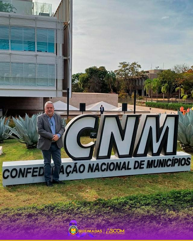 Prefeito André Andrade: Em Brasília buscando a garantia de recursos.