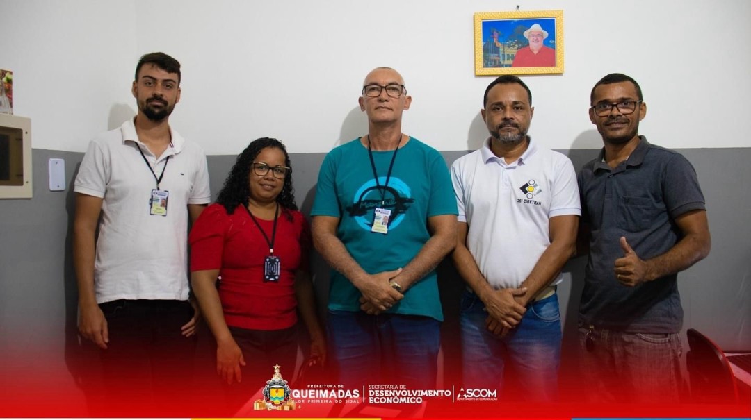 26ª CIRETRAN recebe visita do Major da PMBA Evódio Oliveira