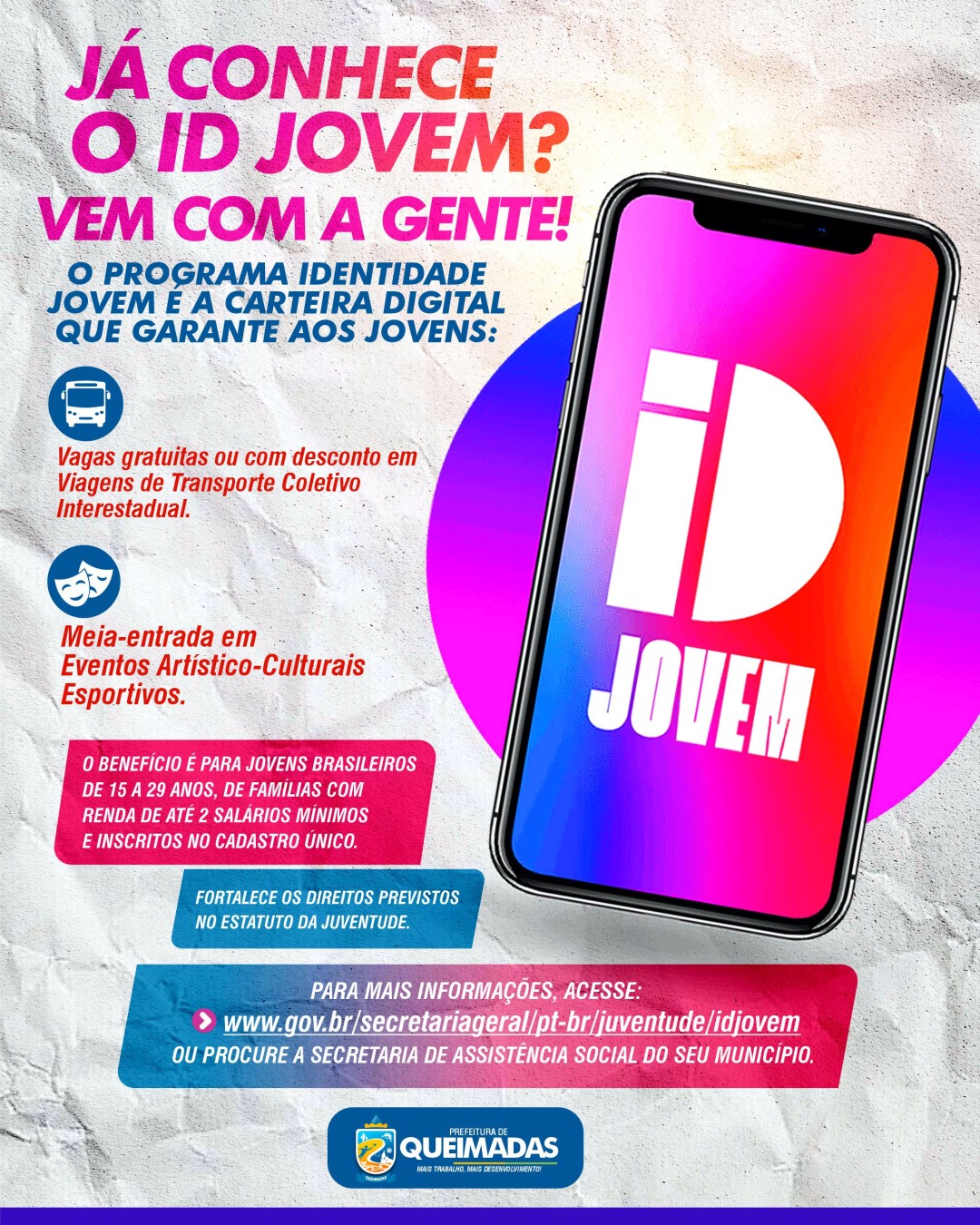 INFORMATIVO SMAS: VOCÊ JÁ CONHECE O ID JOVEM?