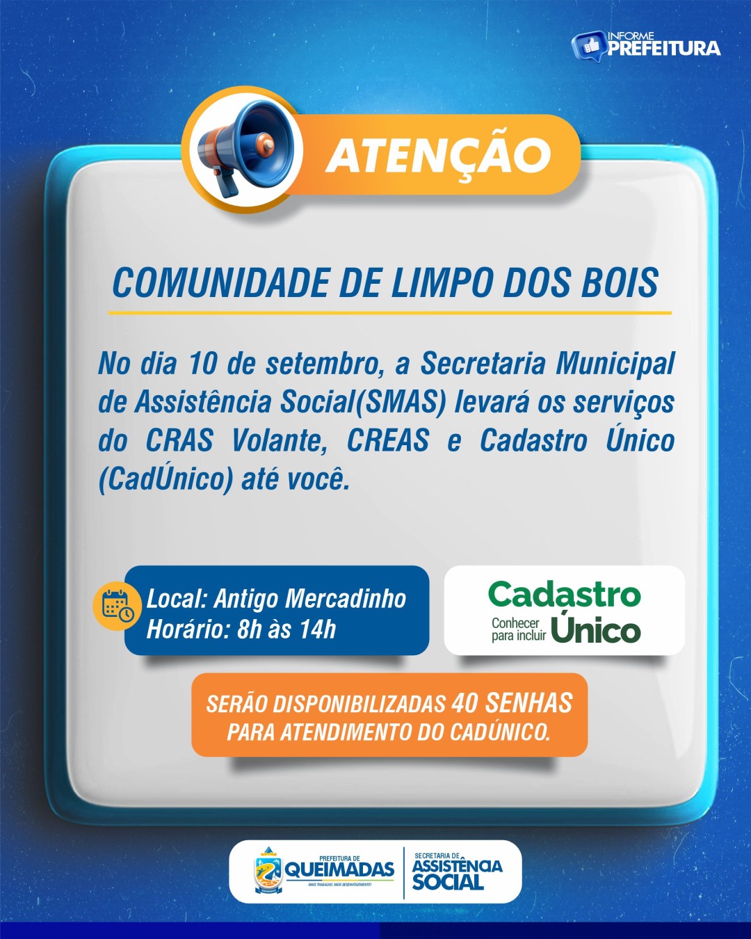SECRETARIA ITINERANTE: ASSISTÊNCIA SOCIAL MAIS PERTO DE VOCÊ