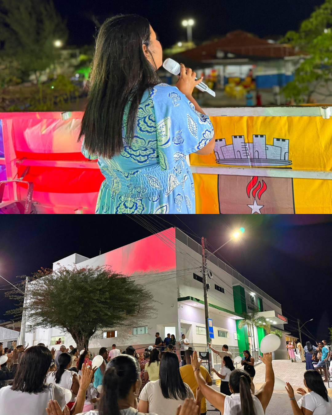 8ª Marcha para Jesus reúne multidão de fiéis em noite de fé e celebração em Queimadas