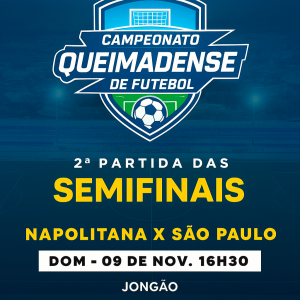 Tudo ou nada! Napolitana e São Paulo de Lagoa do Mari duelam pela segunda vaga na grande final do Queimadense 2025 - neste domingo (09)