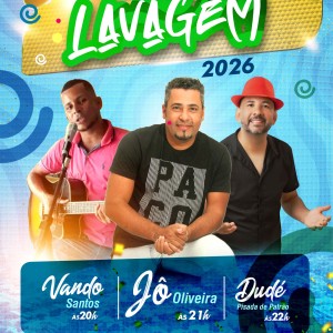 É OFICIAL! Vem aí o evento de lançamento da programação da Lavagem 2026!